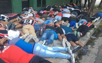 Casi 100 barras de Chacarita detenidos en la previa del partido con Tigre