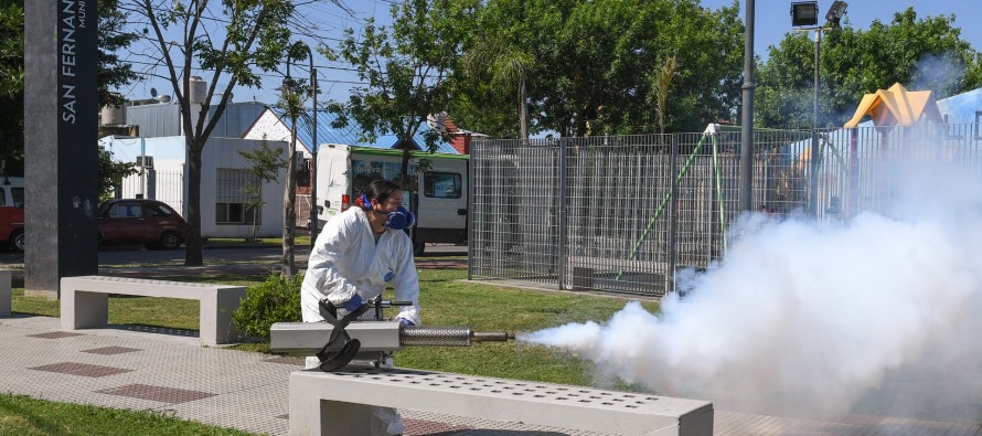 Control de plagas en el barrio Aviación