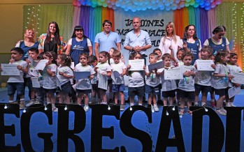 Fiesta de egresados de los jardines maternales municipales en el Poli 6
