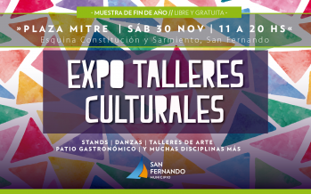 Llega la Expo Talleres Culturales 2019 a la Plaza Mitre