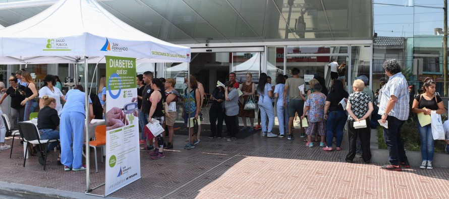 Jornada de concientización por el Día Mundial de la Diabetes en el Hospital Municipal