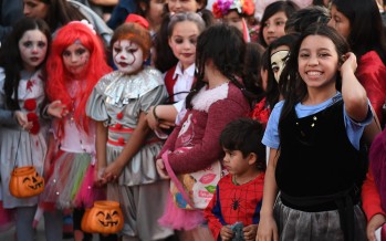 El barrio Fate festejó Halloween