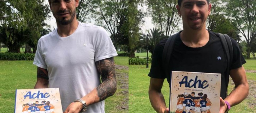 El Patito Galmarini y Cachete Morales se sumaron a una campaña de lucha contra el cáncer infantil