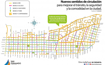 Cambios en calles de Victoria para mejorar la circulación y brindar más seguridad
