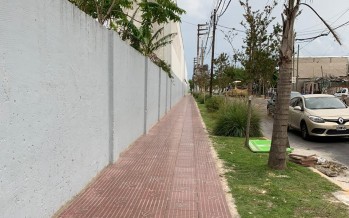 Renovación de las veredas del Cementerio Municipal