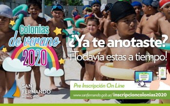 Continúa abierta la inscripción para las Colonias de Verano 2020