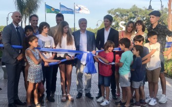 Luis Andreotti inauguró la nueva costanera en su último acto como intendente