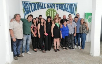 Asumió la nueva Comisión Administrativa de ATE San Fernando