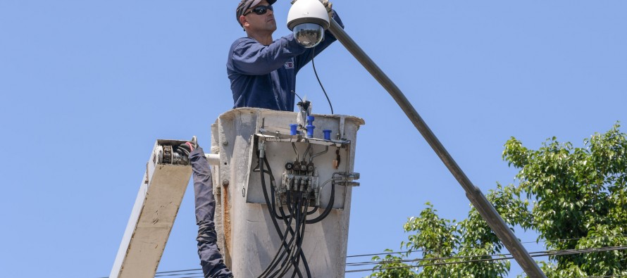 Se instalaron cámaras de seguridad en la intersección de Quintana e Italia