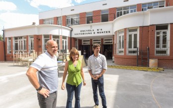 Avanzan las obras de renovación de las escuelas primaria N°6 y secundaria N°23