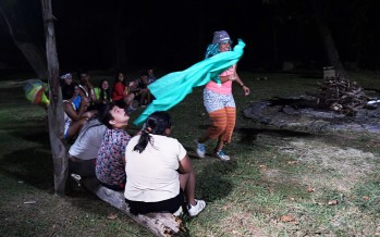 Camping nocturno de la Colonia de Discapacidad en el Poli 3