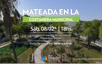 Mateada y actividades culturales en la Costanera Pública Municipal