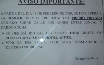 Amarras Hugo del Carril: el Municipio de Tigre intimó a los isleños a desalojar el estacionamiento