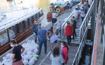 Envío de alimentos de primera necesidad a las escuelas de Isla para ayudar en la cuarentena
