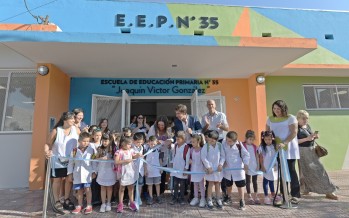 Se inauguró la renovada Escuela Provincial Nº 35