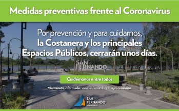Los principales espacios públicos de nuestra ciudad permanecerán cerrados para reducir el riesgo de contagio