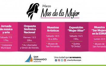 Comienza la conmemoración del “Mes de la Mujer” con diversas actividades en la Costanera Municipal