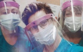 Fabrican máscaras con impresoras 3D para donar al Hospital Cordero