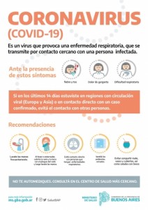 coronavirus flyer comunidad