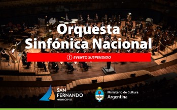 Se suspendió el concierto de la Orquesta Sinfónica Nacional en nuestra ciudad