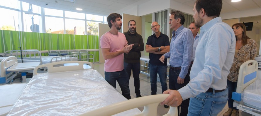 Acuerdo para reforzar la terapia intermedia del Hospital Municipal y llegar a 50 camas