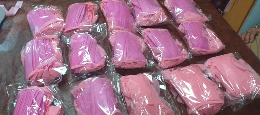 Unión Sanfernandina fabricó 17.000 barbijos para el personal de salud