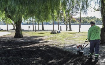 Tareas de mantenimiento y restauración en la Costanera municipal