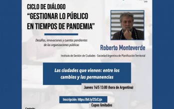 Videoconferencia abierta y gratuita sobre el impacto del COVID-19 en las ciudades