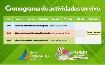 SanFer aprende en casa: clases educativas en vivo por redes sociales