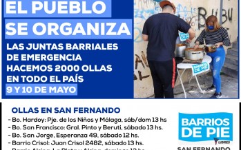 La campaña «El Pueblo se organiza» llega a nuestra ciudad