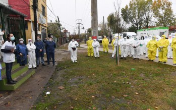 Operativos para la detección de coronavirus en los barrios Villa Adalguiza y La Esperanza