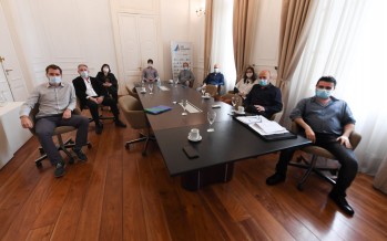 Coronavirus: Juan Andreotti se reunió con directores del Hospital Provincial y clínicas privadas