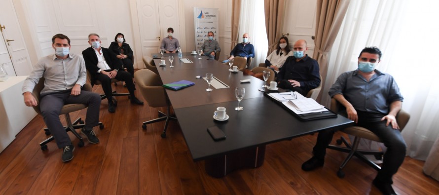 Coronavirus: Juan Andreotti se reunió con directores del Hospital Provincial y clínicas privadas