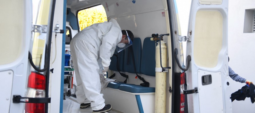 Sanitización de ambulancias para prevenir el coronavirus