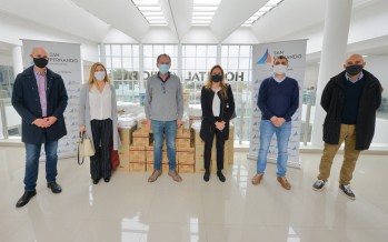 El Hospital Municipal recibió una donación del Banco Galicia para el cuidado del personal médico