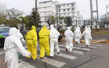 Operativo de detección de coronavirus en Infico