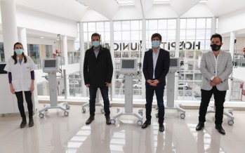 Los hospitales de nuestra ciudad recibieron respiradores y monitores para ampliar las salas de terapia intensiva