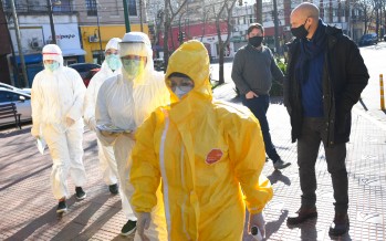 Operativo de detección de coronavirus en Santamarina