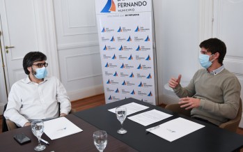 Juan Andreotti firmó convenios con PAMI por la entrega de vacunas antigripales