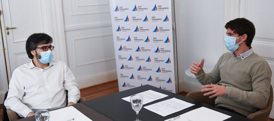 Juan Andreotti firmó convenios con PAMI por la entrega de vacunas antigripales