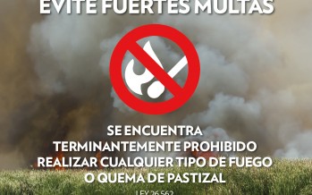 Advierten sobre los peligros de la quema de pastizales en el Delta