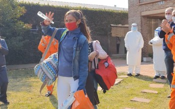 Dieron de alta a las primeras vecinas del Centro de Aislamiento “Casa de Retiros”