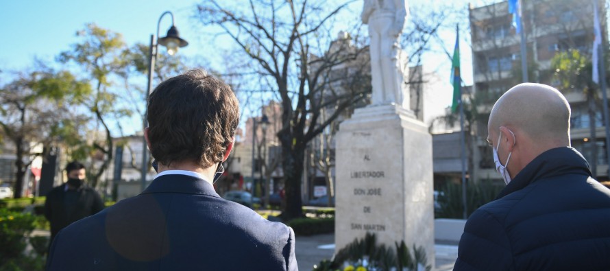 Homenaje al Gral. San Martín en el 170° aniversario de su paso a la inmortalidad