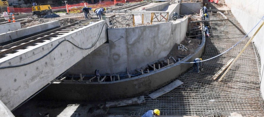 Avanza la obra del túnel de la calle Martín Rodríguez