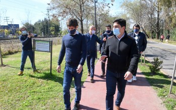 Convenio con Trenes Argentinos para construir nuevos paseos aeróbicos, parques y plazas