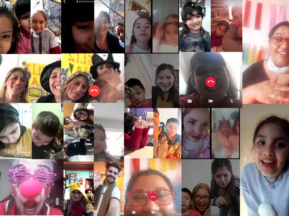 Videollamadas por el Día de las INfancias