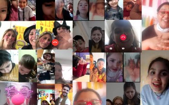 Convocatoria solidaria: niños y niñas del barrio La Paz celebraron su día y recibieron un saludo del Chino Luna