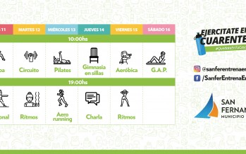 Nuevas actividades por plataformas y redes sociales en “Sanfer Entrena en Casa”