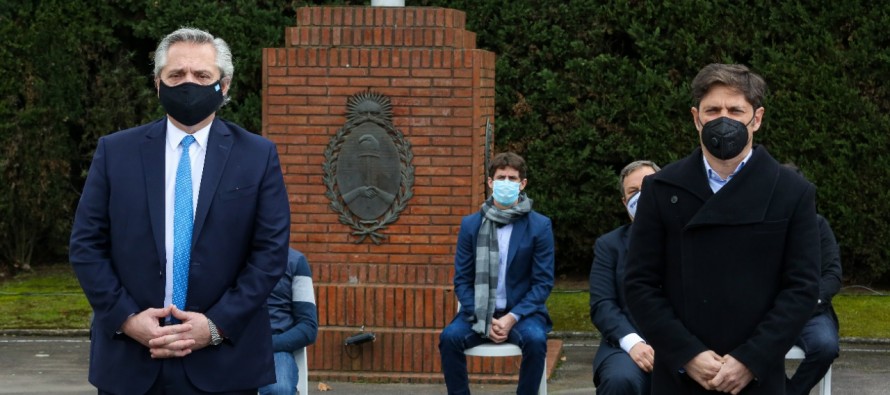 Juan Andreotti acompañó a Alberto Fernández en el lanzamiento del Plan de Fortalecimiento de Seguridad