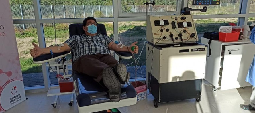 El concejal Augusto Briceño donó plasma tras recuperarse de Covid-19